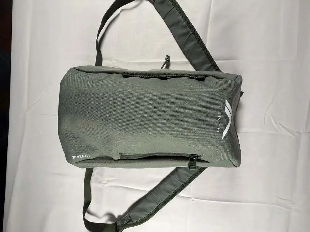Tenth Sierra 12L Olive Green Sport Crossbody Sling Backpack